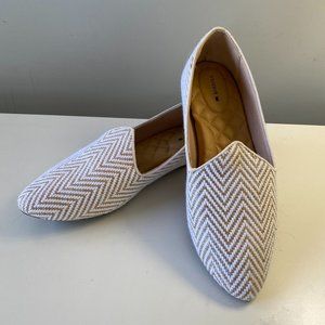 Birdies The Heron Flats Chai Chevron size 9